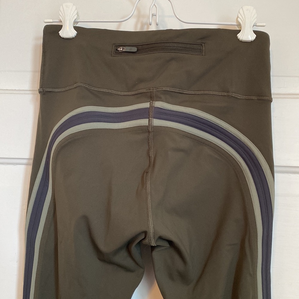 Lululemon Athletica Olive Workout Leggings - Yoga Pants S